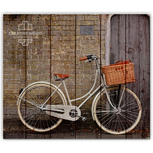 Дизайнерские панно Creative Wood Велосипеды Велосипеды - Велосипед у стены